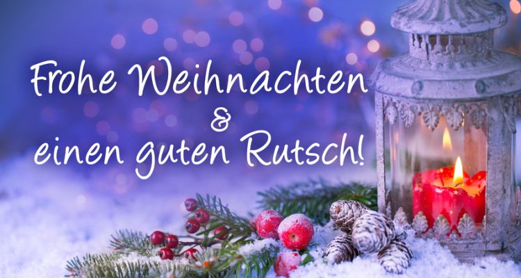 Frohe Weihnachten und einen guten Rutsch!
